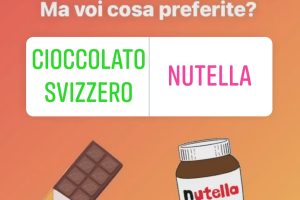 nutella cioccolato