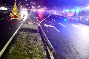 palo abbattuto viale innocenzo