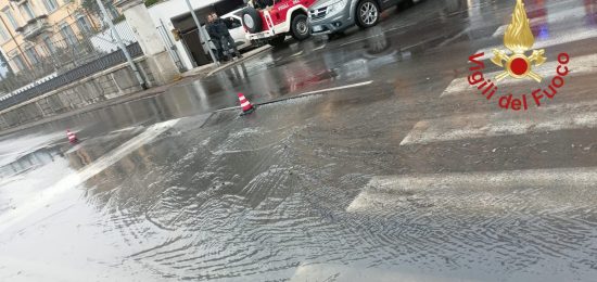 perdita acqua allagamento via per cernobbio