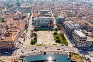 COmo vista aerea piazza CAvour