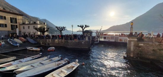 Il pontile di Torno, estate 2023