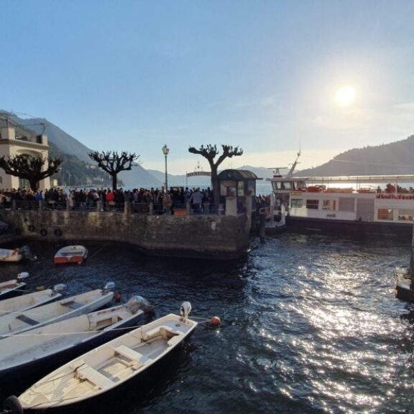 Il pontile di Torno, estate 2023