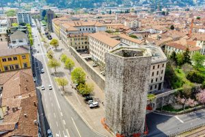 Como città murata, mura, torri, torre San Vitale