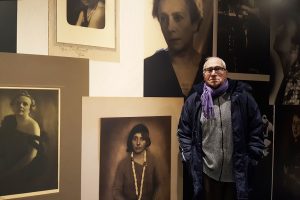 Milano lo scrittore e saggista Sergio Marzorati alla mostra 