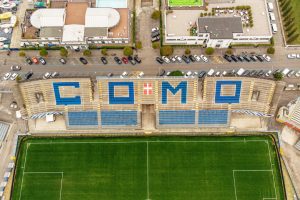 Como Stadio SInigaglia e quartiere razionalista, giardini a lago, tempio voltiano, monumento ai caduti