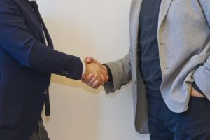 Sergio Gaddi ex assessore alla cultura del comune di Como e Maurizio Traglio imprenditore e consigliere comunale