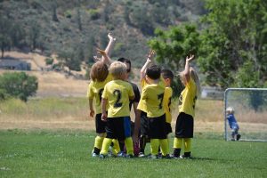 bambini, calcio, sport