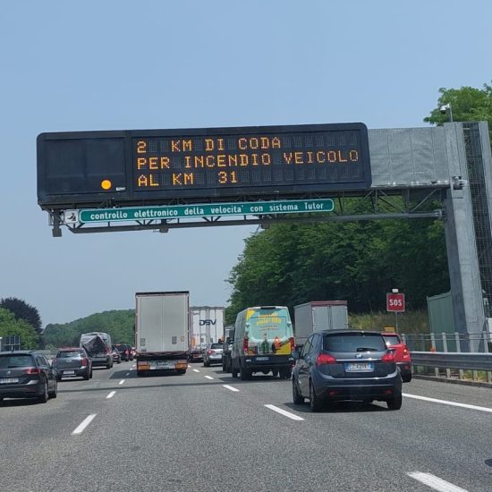 traffico autostrada a9