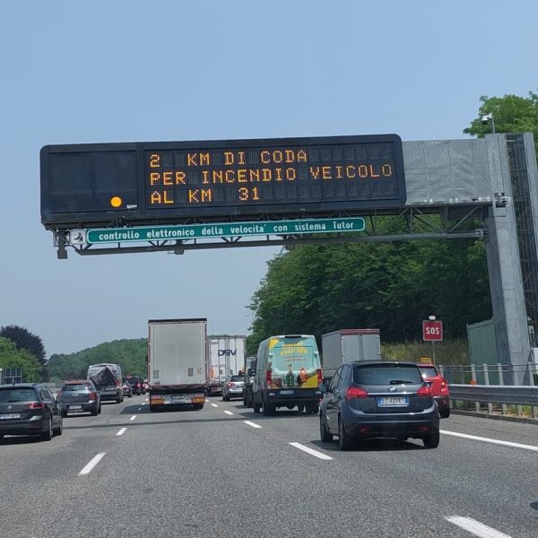 traffico autostrada a9