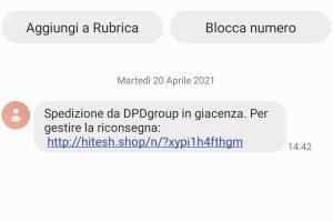 truffa sms