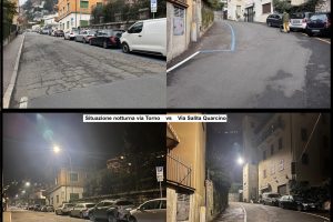 via Torno vs via Salita Quarcino